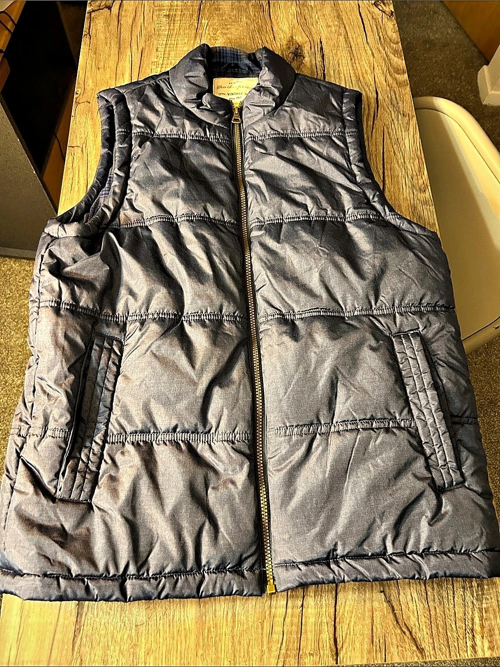 Weatherproof Vintage 90 Men's puffer Vest Navy blue Size Medium